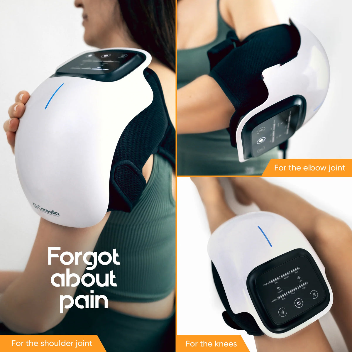 HeatRelief™ Gelenkmassagegerät 3V1 – Knie, Ellenbogen, Schulter